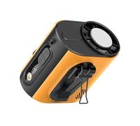 Berriphonia Ventilador Portátil,con luces y pantalla LED de 100 velocidades,Ventilador portátil personal refrigerante con soporte | Para Verano, Exterior, Playa, Camping, Picnic, Barbacoa, Vacaciones,