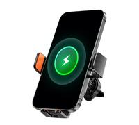 Berriphonia Wireless Phone Charger for Car | Phone Wireless Charging Mount,Rotational Navigation Holder - for Automotive Support Sedan SUV Dashboard Vent Daily Commuting Driving