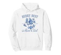 Berry Best Mom Club Mother's Day Cute Vintage Blueberry Sudadera con Capucha