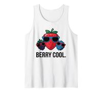 Berry Cool Fun Fruit Gafas de Sol Juego de Palabras Camiseta sin Mangas