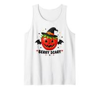 Berry Scary Strawberry Halloween Summerween Witch Kawaii Camiseta sin Mangas