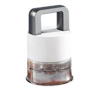 Berry Stoner - Herramienta de cocina de estilo compacto, 9 x 16 cm, con protector antisalpicaduras para preparación de frutas, removedor de núcleo con fácil manejo, suministros de cocina, extractor de