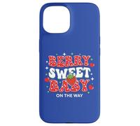 Berry Sweet Baby On The Way, Linda revelación de Embarazo con Fresas Carcasa para iPhone 15