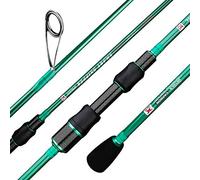 Berrypro Caña de Pescar Ultraligera, caña de Pescar giratoria de Viaje con Punta de Carbono sólido de acción rápida, 2-8 Libras, 1/32-1/8 onzas (6 pies, 6 pies 6 Pulgadas) (6 pies, Ultraligera, 2
