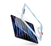 BERSEM Protector Pantalla para iPad Pro 12.9 pulgadas (modelos 2022 &2021&2020&2018) Cristal Templado HD, Antirrayado, Marco de Alineación, 1 Piezas