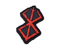 Berserk Brand of Sacrifice Anime Manga PVC Patch (Rojo Negro)