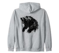 Berserker Bear Warrior Odin Mitología nórdica Vikingo Sudadera con Capucha