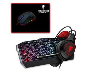 Berserker Gaming Pack Gaming GX-804(4EN1) - Tapa, diseño de Thor Combo