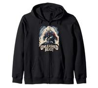 Berserker Vikingo épico - Mitología nórdica - Bestia desatada Sudadera con Capucha