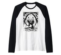 Berserker Vikingo - Guerrero de lo Salvaje - Gimnasio de Guerreros nórdicos Camiseta Manga Raglan