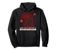 Berserker Wotan Odín Germanos Futhark Fuente Runas Vikingos Sudadera con Capucha
