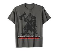 Berserker Wotan Odín Germanos Futhark Runas Fuente Vikingos Camiseta