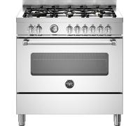 Cocina Combinada 90 cm Bertazzoni Master Horno Eléctrico / Placa Gas MAS96L1EXT Acero inoxidable