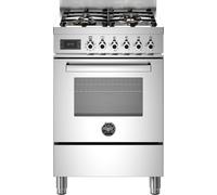 Cocina Combinada 60 cm Bertazzoni Professional Horno Eléctrico / Placa Gas PRO64L1EXT Acero inoxidable