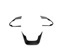 BERTGDA Embellecedor de volante for Toyota Voxy Noah 90 Series 2022+, color negro brillante, decoración de marco y pegatina. Adhesivos protectores para el volante