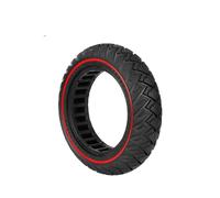 BERTGDA Neumático sólido for patinete eléctrico, compatible con Xiaomi, 4 Ultra, compatible NAVEE, S65, sin cámara, 10 pulgadas, 250 x 64, todoterreno rueda de scooter de goma maciza(Red 1pcs)