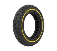 BERTGDA Neumático sólido for patinete eléctrico Xiaomi, M365 Pro Pro2 1S 10x2.0, amortiguador de goma sin cámara 10 pulgadas rueda de scooter de goma maciza(Yellow)