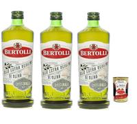 Bertolli - Aceite de oliva virgen extra original, 1 unidad (3 x 1000 ml) + Polpa italiana gourmet