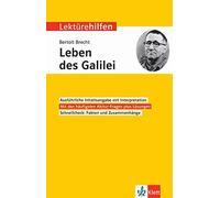 Bertolt Brecht Klett Lektürehilfen Bertolt Brecht, Leben des Galil (Tapa blanda)