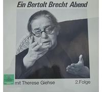Bertolt Brecht - Therese Giehse - Ein Bertolt Brecht Abend Mit Therese Giehse Folge 2 (zwei) [Vinyl LP record] [Schallplatte]
