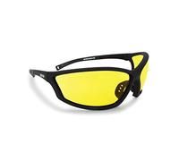 Bertoni Gafas Ciclismo Esqui Moto Golf y Running Anti-Vaho con Clip Optico para Lentes Graduadas incluido (Amarillo)