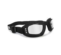 BERTONI Gafas Fotocromáticas para Moto y Deportes Extremos - Elásticos Regulables - Ventiladas - mod. 112 (Lentes Fotocromáticas)