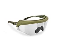 BERTONI Gafas Protectoras Balisticas de Tiro Polígono Caza Softair - Lente 2.8mm Anti-Vaho - Inclinaciòn de la Lente Ajustable - AF869 Italy
