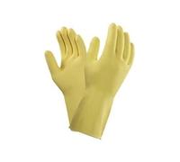 BERTOZZI Guantes afelpados Amarillos 30 cm Medidas: XL, como se Muestra en la Imagen, Come da Foto