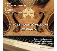 Bertrand Giraud piano - Pièces pour deux violons et piano