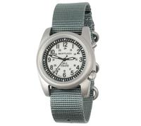 BERTUCCI A-2SEL - Reloj súper iluminado | Esfera EL Ghost Gray - Correa de nailon negro Thin Blue Line Pro-Stripe