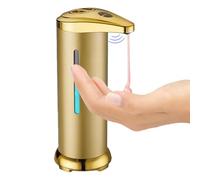 Berührungsloser Induktions-Seifenspender Edelstahl - Infrarot Automatik Pumpe | Hands-Free Seife Desinfektor | 327g Countertop Für Bad Küche Büro Einfacher Duftwechsel 3 Farben