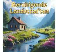 Beruhigende Landschaften: 50 Designs für Achtsamkeit & Erholung - Malbuch für Erwachsene