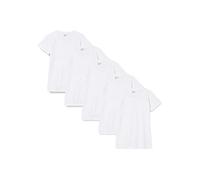 Berydale BD157 Camiseta, Blanco (Paquete de 5), X-Large (Pack de 5) para Mujer