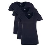 berydale BD158 Camiseta, Azul-3, XL para Mujer
