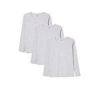 berydale Camiseta Mujer, Pack de 3, Gris (Paquete de 3), XS