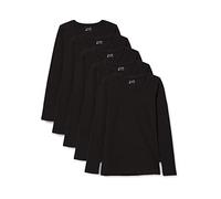 Berydale BD159 Camiseta de Manga Larga, Negro (Paquete de 3), S (Pack de 3) para Mujer