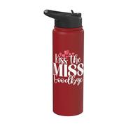Besa a la señorita adiós novia para ser Stainless Steel Insulated Water Bottle
