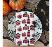 Besalily Servilletas de papel decorativas de Halloween impresas para Halloween, vacaciones, mesa, pañuelos, servilletas de comedor, servilletas de decoupage (XR6203)