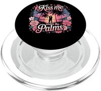 Bésame Bajo Las Palmas Puesta Del Sol Romance PopSockets PopGrip para MagSafe