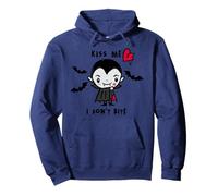 Bésame I Don't Bite Cute Vampire Halloween Bats Sudadera con Capucha