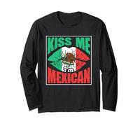 Bésame Que Soy Mexicana Mexicano Actual México Amante País Manga Larga