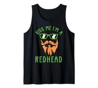 Bésame, Soy Pelirroja, Barba Pelirroja, día de San Patricio, Camiseta sin Mangas