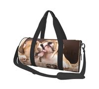 Besar Cachorros de Bulldog inglés, Bolsa de Viaje de Gran Capacidad, Bolso Redondo, Bolsa de Viaje Deportiva, Bolsa de Mano, Bolsa de Fitness