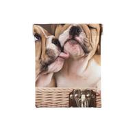 Besar Cachorros de Bulldog inglés, Squeeze Top Wallet Bolsa de Almacenamiento para Mujer Monedero pequeño Bolsa de Cambio
