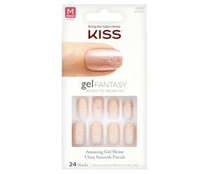 Besar Gel Fantasy Nails - Hora punta C, 1 Paquete (1 x 24 Pieza), colores surtidos