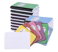 BESARME 24 cuadernos pequeños de composición a granel, cuaderno de bolsillo pequeño de mármol para escuela, tareas, oficina, regalos de vuelta a la escuela, 4.5 x 3.25 pulgadas