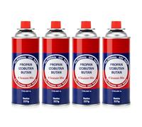 BESCH Pack 4 Cartuchos de Gas Butano para Acampada 220g B-250 para Hornillos Camping y Quemadores