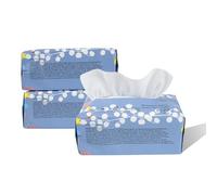 BESCH Rollo Toallitas Secas Facial de 100% Algodón Desechables 20x20cm - 180 Toallitas Fibra Algodón Natural para Bebés, Absorbente Biodegradable Reciclable, Super Suave (Paquete de 3)