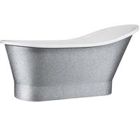 Besco Gloria bañera exenta 160x67.5 cm oval blanco #WMD-160-GLS