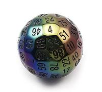 Bescon Metal Plating 100 Sided Dice, Game Dice D100, Polyhedral Solid 100 Sides Dice 45MM in Diameter (1.8inch)